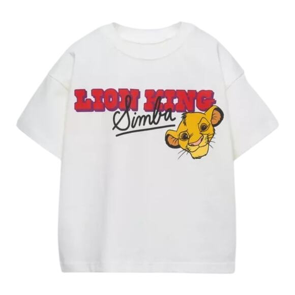 Disney Classics The Lion King Simba Shirt Zara Kids SZ 6 Years - Picture 6 of 9